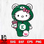 Eastern Michigan Eagles Cute Hello Kitty Svg Eps Dxf Png File, Digital Download, Instant Download