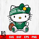 Eastern Michigan Eagles Cute Hello Kitty Football 12 Svg Eps Dxf Png File, NCAA svg, Digital Download, Instant Download