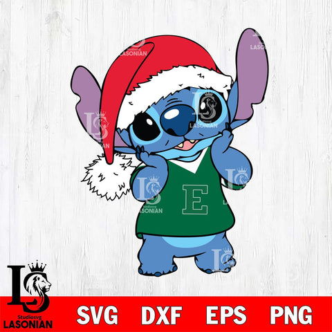 Eastern Michigan Eagles Cute Stitch Christmas Svg Eps Dxf Png File, Digital Download, Instant Download