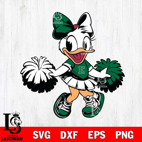 Eastern Michigan Eagles Daisy Duck Cheerleader Svg Eps Dxf Png File, NCAA svg, Digital Download, Instant Download