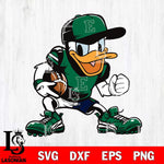 Eastern Michigan Eagles Donal Duck Svg Eps Dxf Png File, NCAA svg, Digital Download, Instant Download