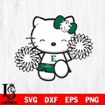 Eastern Michigan Eagles Hello Kitty Cheerleader Svg Eps Dxf Png File, Digital Download, Instant Download