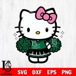 Eastern Michigan Eagles Hello Kitty Cheerleader Svg Eps Dxf Png File, Digital Download, Instant Download