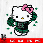 Eastern Michigan Eagles Hello Kitty Cheerleader 4 Svg Eps Dxf Png File, Digital Download, Instant Download