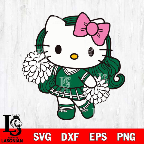 Eastern Michigan Eagles Hello Kitty Cheerleader 7 Svg Eps Dxf Png File, Digital Download, Instant Download