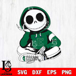 Eastern Michigan Eagles Jack Skellington halloween Svg Eps Dxf Png File, NCAA svg, Digital Download, Instant Download