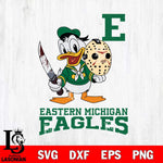 Eastern Michigan Eagles Jason Voorhees 12 Svg Eps Dxf Png File, Digital Download