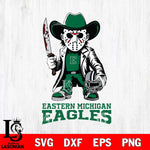 Eastern Michigan Eagles Jason Voorhees 3 Svg Eps Dxf Png File, Digital Download