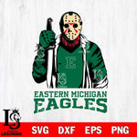 Eastern Michigan Eagles Jason Voorhees 6 Svg Eps Dxf Png File, Digital Download