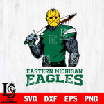 Eastern Michigan Eagles Jason Voorhees 7 Svg Eps Dxf Png File, Digital Download