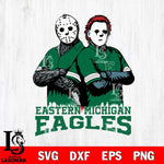 Eastern Michigan Eagles Jason Voorhees 8 Svg Eps Dxf Png File, Digital Download