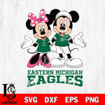 Eastern Michigan Eagles Mickey Minnie Mouse Sport Svg Eps Dxf Png File, NCAA svg , File Cut , Digital Download , Instant Download, Cut Svg Files