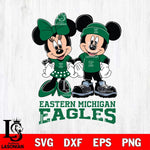 Eastern Michigan Eagles Mickey Minnie Rugby ball Svg Eps Dxf Png File, NCAA svg , File Cut , Digital Download , Instant Download, Cut Svg Files