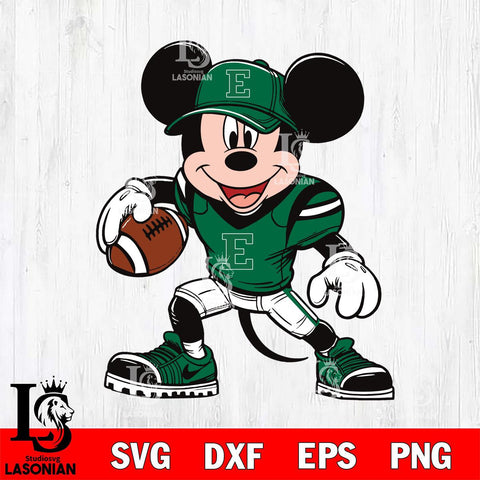 Eastern Michigan Eagles Mickey Mouse Svg Eps Dxf Png File, NCAA svg, Digital Download, Instant Download