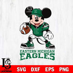 Eastern Michigan Eagles Mikey Mouse Disney, Svg Eps Dxf Png File, Digital Download