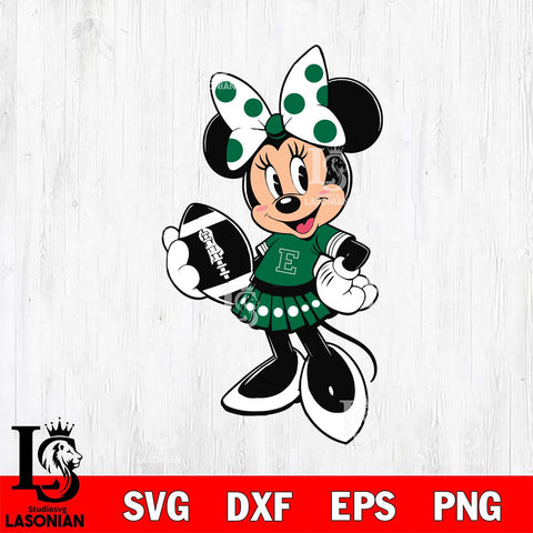 Eastern Michigan Eagles Minnie Mouse Svg Eps Dxf Png File, NCAA svg, Digital Download, Instant Download