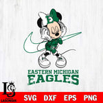 Eastern Michigan Eagles Minnie Mouse Dancing NIKE, Svg Eps Dxf Png File, Digital Download