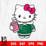 Eastern Michigan Eagles Pretty Hello Kitty Svg Eps Dxf Png File, Digital Download, Instant Download