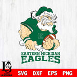 Eastern Michigan Eagles Santa Claus Angry Svg dxf eps png pdf file,NCAA svg,Digital Download,Cricut file