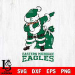 Eastern Michigan Eagles Santa Claus Ugly Svg dxf eps png pdf file,NCAA svg,Digital Download,Cricut file