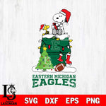 Eastern Michigan Eagles Snoopy Sport 11 Svg Eps Dxf Png File, Digital Download