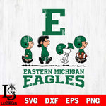 Eastern Michigan Eagles Snoopy Sport 12 Svg Eps Dxf Png File, Digital Download