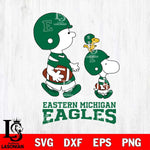 Eastern Michigan Eagles Snoopy Sport Svg Eps Dxf Png File, Digital Download