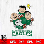 Eastern Michigan Eagles Snoopy Sport 4 Svg Eps Dxf Png File, Digital Download