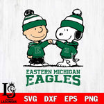 Eastern Michigan Eagles Snoopy Sport 9 Svg Eps Dxf Png File, Digital Download