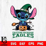 Eastern Michigan Eagles Stitch witch Svg Eps Dxf Png File, NCAA svg, Digital Download, Instant Download