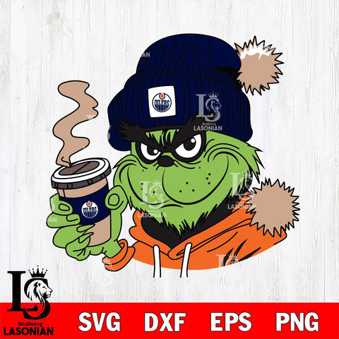 Edmonton Oilers Boujee Grinch 4 Svg Eps Dxf Png File, Digital Download, Instant Download