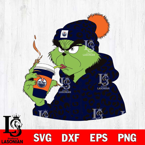 Edmonton Oilers Boujee Grinch 8 Svg Eps Dxf Png File, Digital Download, Instant Download