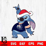 Edmonton Oilers Disney Lilo & Stitch Christmas Svg Eps Dxf Png File, Digital Download, Instant Download