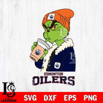 Edmonton Oilers Grinch Bougie Football Svg Eps Dxf Png File, Digital Download, Instant Download