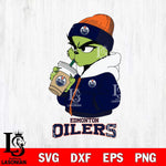 Edmonton Oilers Grinch Bougie Sport Svg Eps Dxf Png File, Digital Download, Instant Download