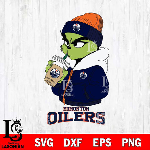 Edmonton Oilers Grinch Bougie Sport Svg Eps Dxf Png File, Digital Download, Instant Download