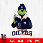 Edmonton Oilers Grinch Christmas Cut Files, Cricut,Christmas Svg Dxf Eps Png file , Digital Download