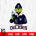 Edmonton Oilers Grinch Leopard Svg Eps Dxf Png File, Digital Download, Instant Download