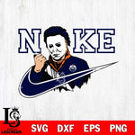 Edmonton Oilers Michael Myers Nike Svg Eps Dxf Png File, Digital Download, Instant Download