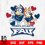 Florida Atlantic Owls Bluey & Bingo 10 Svg Eps Dxf Png File, NCAA svg, Digital Download, Instant Download