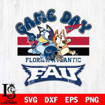 Florida Atlantic Owls Bluey & Bingo 9 Svg Eps Dxf Png File, NCAA svg, Digital Download, Instant Download