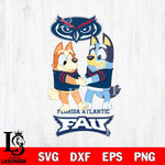 Florida Atlantic Owls Bluey Chilli Dance Svg Eps Dxf Png File, Digital Download, Instant Download