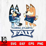 Florida Atlantic Owls Bluey Chilli Sport Svg Eps Dxf Png File, Digital Download, Instant Download