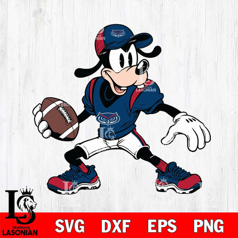 Florida Atlantic Owls Goofy Svg Eps Dxf Png File, NCAA svg, Digital Download, Instant Download