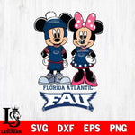 Florida Atlantic Owls Mickey Minnie Mouse Pink Svg Eps Dxf Png File, NCAA svg , File Cut , Digital Download , Instant Download, Cut Svg Files