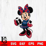 Florida Atlantic Owls Minnie Mouse Svg Eps Dxf Png File, NCAA svg, Digital Download, Instant Download