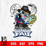 Florida Atlantic Owls Stitch Freddy Krueger Halloween Svg Eps Dxf Png File, Digital Download, Instant Download