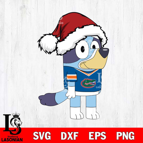 Florida Gators Bluey Cartoon Christmas Svg Eps Dxf Png File, Digital Download, Instant Download