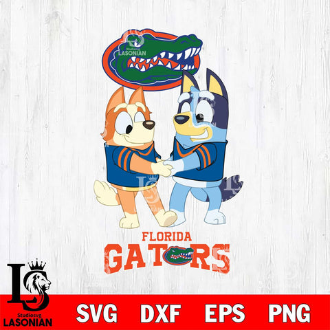 Florida Gators Bluey Chilli Dance Svg Eps Dxf Png File, Digital Download, Instant Download