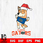 Florida Gators Bluey Chilli Happy Christmas Svg Eps Dxf Png File, Digital Download